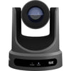 PTZOptics Move SE 30x zoom PTZ camera in gray, with adjustable lens and professional video camera features.
