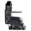 Rear view of Datavideo PTR-10T Mark II HDBaseT robotic pan-tilt head for professional video cameras.