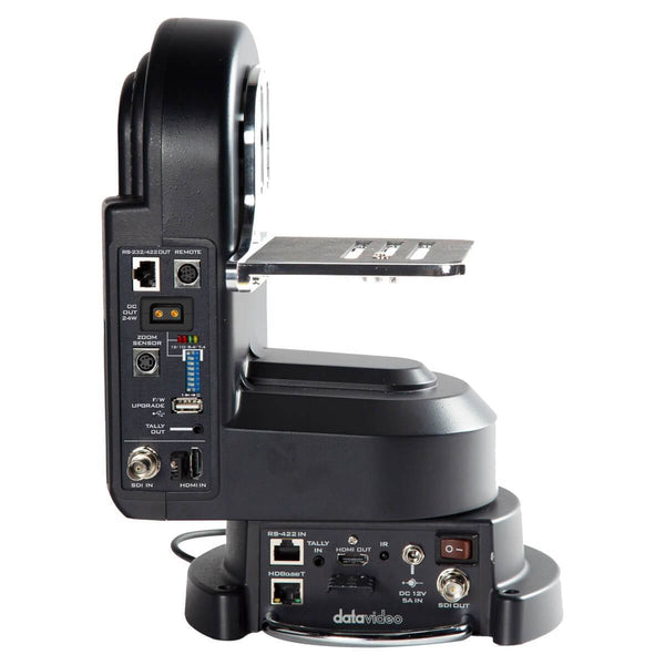 Rear view of Datavideo PTR-10T Mark II HDBaseT robotic pan-tilt head for professional video cameras. – image 2
