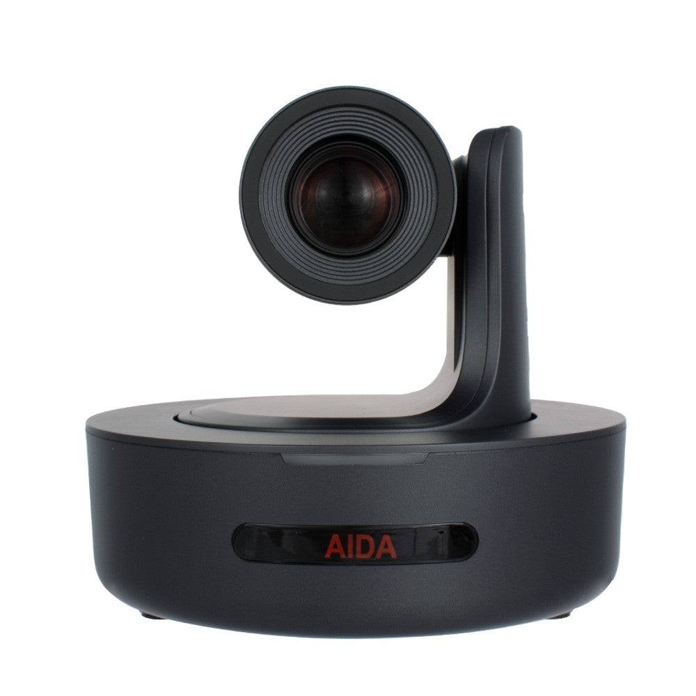 AIDA Imaging PTZ-X20-IP Full HD IP broadcast PTZ camera with zoom lens and pan-tilt functionality, mounted on a ceiling bracket. – image 2