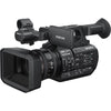 Sony PXW-Z190 4K handheld camcorder with 3-CMOS sensor and 1/3" sensor, showcasing the professional video recording device.