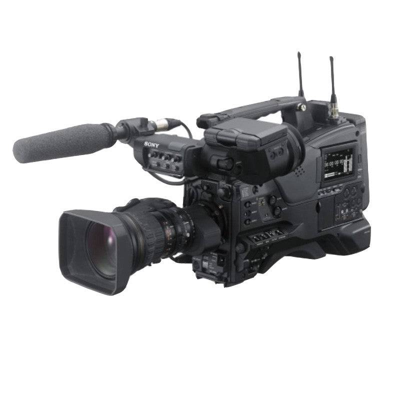 Sony PXW-Z450 4K XDCAM ENG camcorder body with professional controls and lens mount, designed for high-quality video recording. – image 3