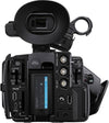 Sony PXW-X180 Full HD XDCAM handheld camcorder with lens, grip, and controls visible in the image.