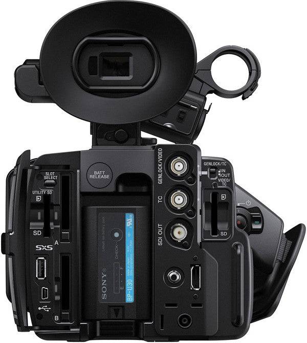 Sony PXW-X180 Full HD XDCAM handheld camcorder with lens, grip, and controls visible in the image. – image 1
