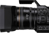 Sony PXW-X180 Full HD XDCAM handheld camcorder with lens and grip, designed for professional video recording.