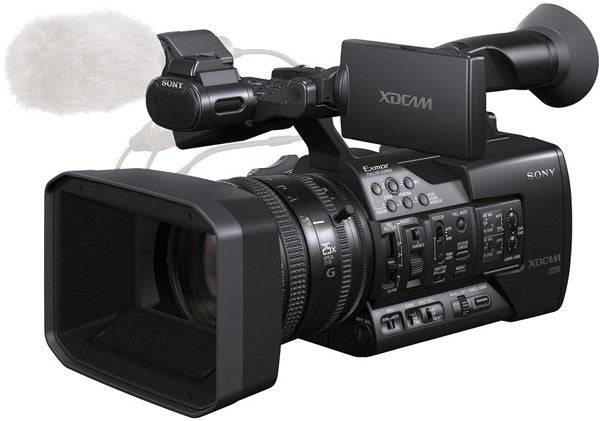Sony PXW-X180 Full HD XDCAM handheld camcorder with adjustable lens and grip, designed for professional video recording. – image 2
