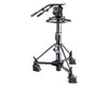 Libec QD-30PD pedestal system with QH3 fluid head and P1000 pedestal for professional video camera support.