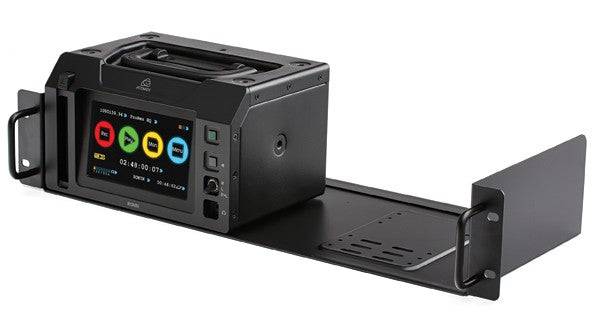 Atomos rackmount shelf for Ronin stabilizer, designed to securely hold equipment in professional film and video setups. – image 1