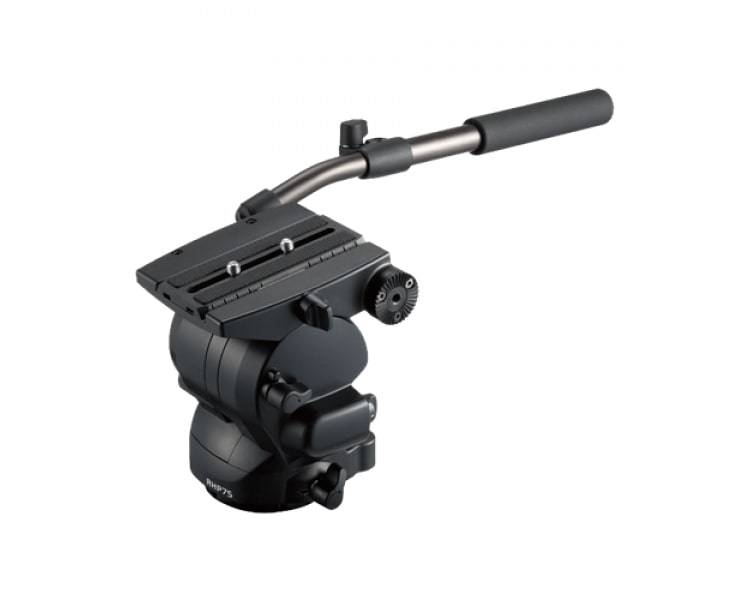 Libec RHP75 Fluid Head with PH-8B Extendable Pan Handles - Coremicro – image 4