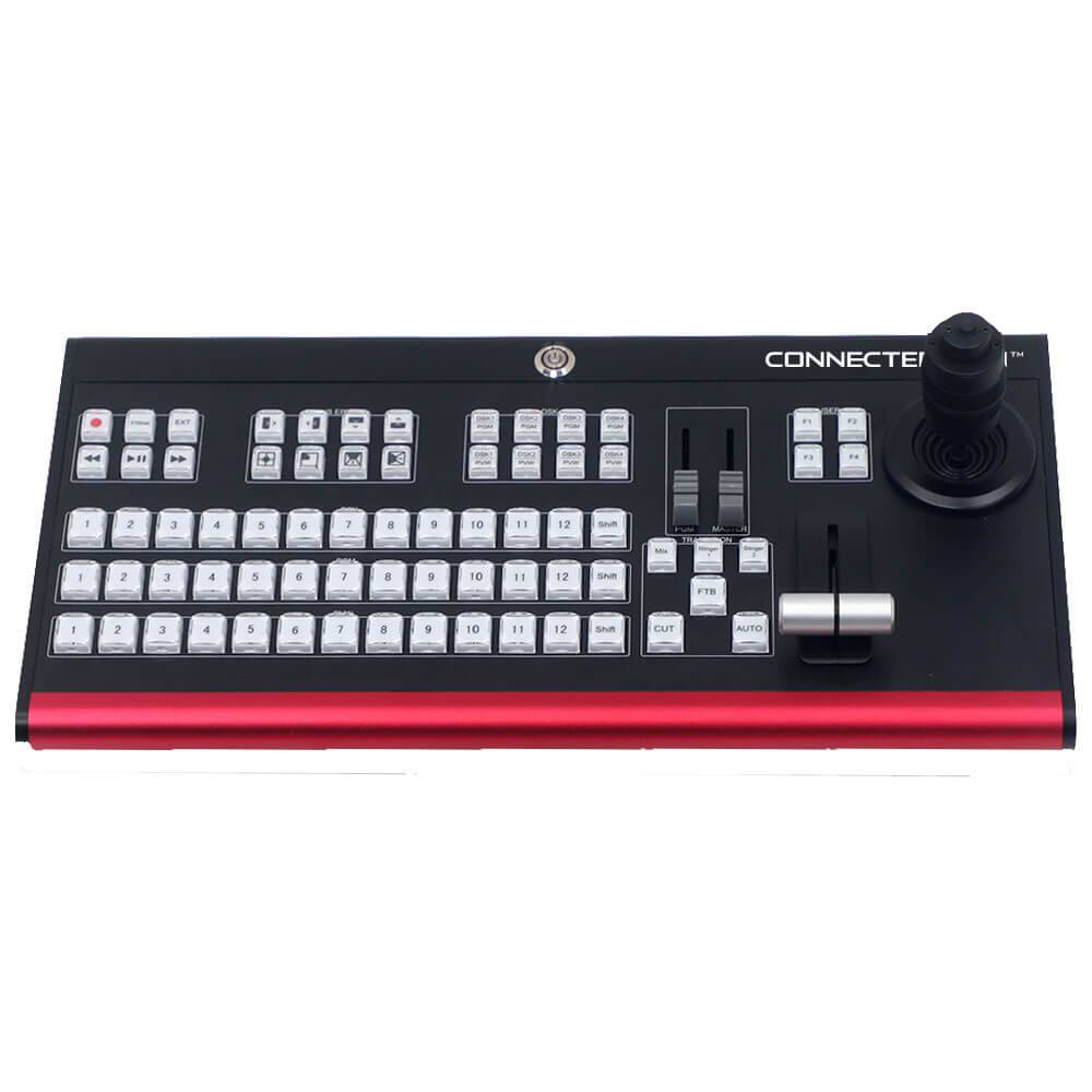 JVC KM-IP8S4 NDI + SDI Switcher with LP350G Controller and PZ200NWU Camera Bundle (White) - Coremicro – image 4