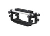 AJA Ki Pro rod plate accessory kit with metal mounting plates for professional video recorder rig setup.