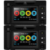 Atomos Ronin Duo video recorder, player, and monitor stacked setup for educational use with display screens and control buttons.