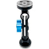 Kondor Blue Dual 15mm Rod Clamp with ARRI-Style Rosettes - Coremicro