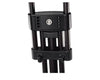 Libec RSP-750MC professional carbon piping tripod system with mid-level spreader for ENG video camera setups