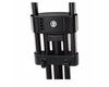 Libec RSP-750 professional aluminum tripod system with floor-level spreader for video cameras, suitable for ENG setups.