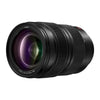 Panasonic Lumix S PRO 24-70mm f/2.8 lens with zoom rings and focus ring, mounted on camera body, showcasing professional camera lens design.