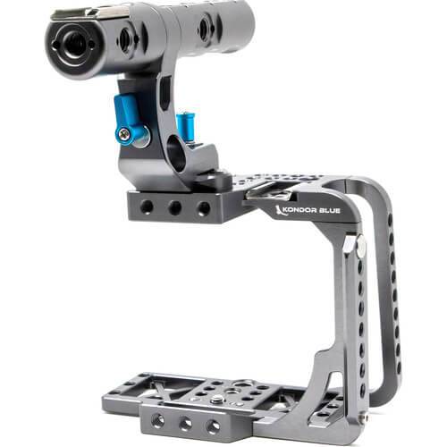 Kondor Blue Half Cage with Top Handle for BMPCC 4K/6K (Space Gray) - Coremicro – image 2