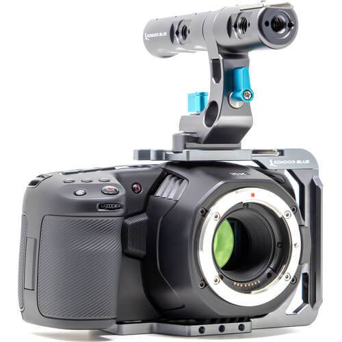 Kondor Blue Half Cage with Top Handle for BMPCC 4K/6K (Space Gray) - Coremicro – image 5