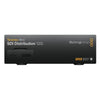 Blackmagic Design Teranex Mini SDI Distribution 12G Converter front view showing input/output ports and compact design.