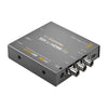 Blackmagic Design Mini Converter SDI to HDMI 6G video converter displaying SDI and HDMI ports on the device