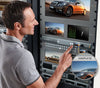 Blackmagic Design Smart Videohub 20 x 20 6G-SDI video router with signal monitoring interface and multiple SDI input and output ports.
