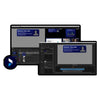 NewBlue Captivate Broadcast live graphic displayed on screen showcasing dynamic visual effects for video production.