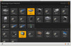Blackmagic Design Smart Videohub 20 x 20 6G-SDI video router with software control interface, showing connection setup on screen.