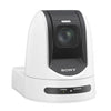 Side view of Sony SRG360SHE Full HD PTZ Camera showing its compact design and multiple connection ports.