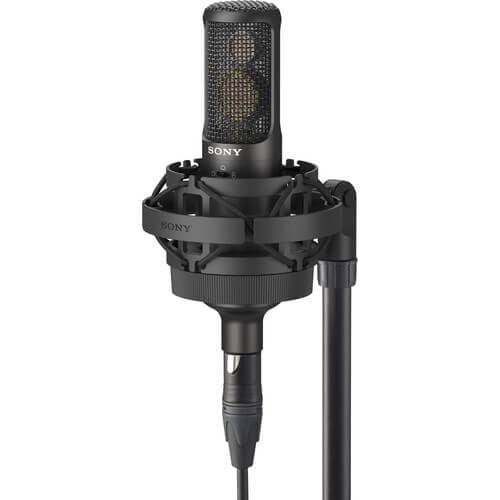 Sony C-100 high-resolution two-way condenser microphone for professional audio recording and production equipment. – image 3