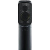 Sony C-100 high-resolution two-way condenser microphone for professional audio production equipment, with detailed construction and connectors.