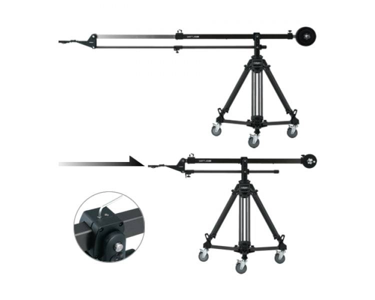 Libec Swift Jib50 Kit Telescopic and Retractable Jib Arm, Tripod and Dolly - Coremicro – image 3