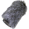 Azden SWS-100 high performance windscreen for audio accessories, showing the foam windscreen covering a microphone.