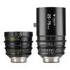 Tokina Cinema ATX 11-20mm and 25-75mm zoom lens kit with PL mount, showing the lens set on a neutral background.