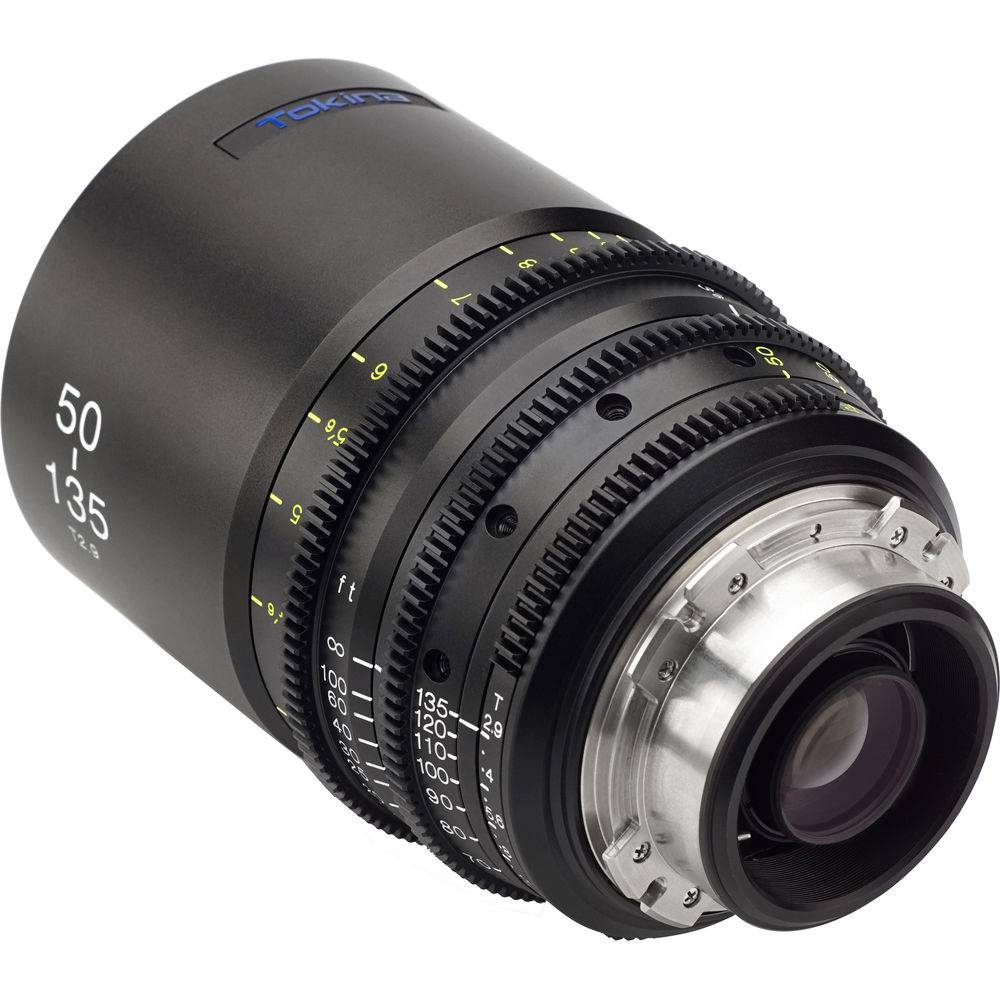 Tokina Cinema 50-135mm T2.9 MKII lens with F-mount, shown from the rear, showcasing the lens mount and rear glass elements. – image 2
