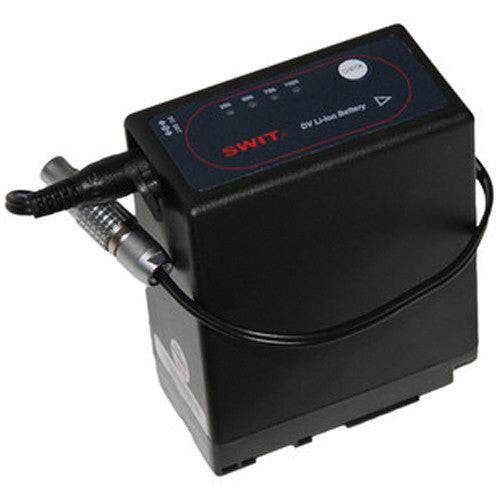 Teradek Switchable Replacement battery for Panasonic VW-VGB6 + Barrel Adapter to 2pin Lemo Cable Length: 10in / 25cm - Coremicro – image 1