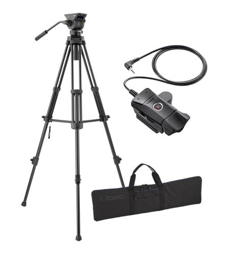Libec TH-X Video Tripod System with ZFC-L LANC Remote Control - Coremicro – image 1
