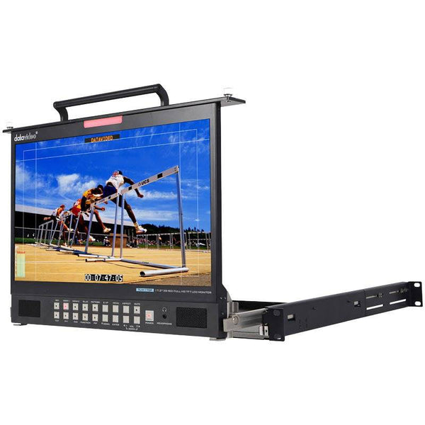 Datavideo 17.3" HD/SD LCD 1U Foldable Rackmount Monitor - Coremicro – image 1