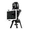 Datavideo TP-150 PTZ teleprompter kit with iPad and Android tablet mount, compact and professional for video production.
