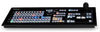 Vizrt TriCaster 460 video switcher with control surface, featuring multiple input ports and professional broadcasting controls.