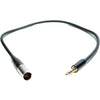 Kondor Blue Mini-XLR Male to 3.5mm Stereo Mini Cable (12") - Coremicro