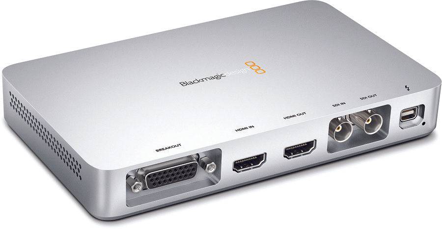 Blackmagic Design UltraStudio Express video capture device with various input ports and sleek black finish. – image 2