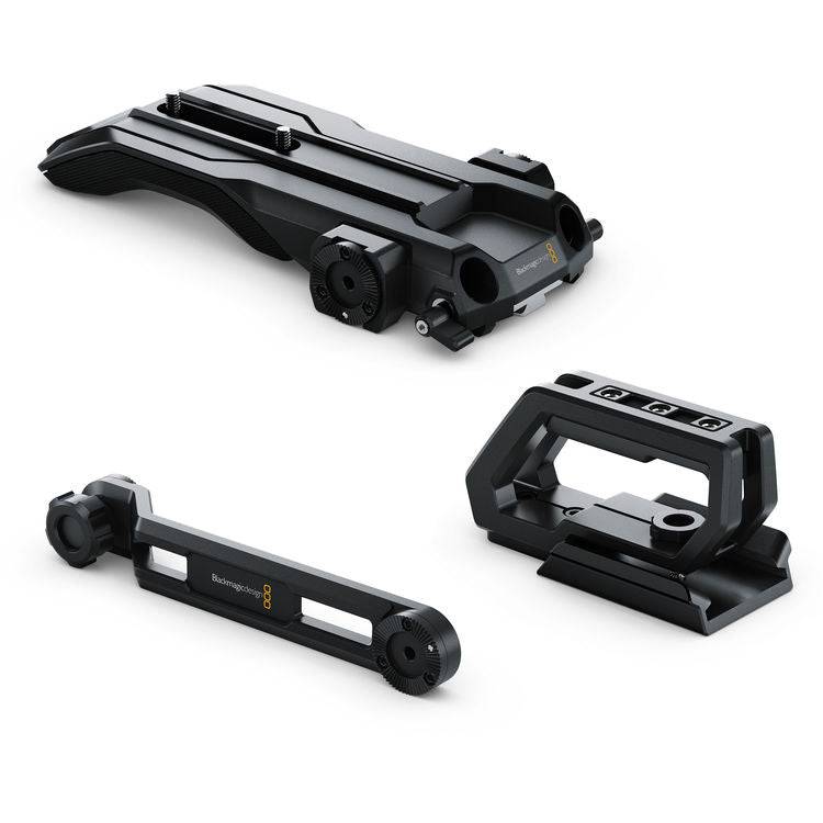 Blackmagic Design URSA Mini Shoulder Kit with camera support and accessories for professional filmmaking and video production. – image 1