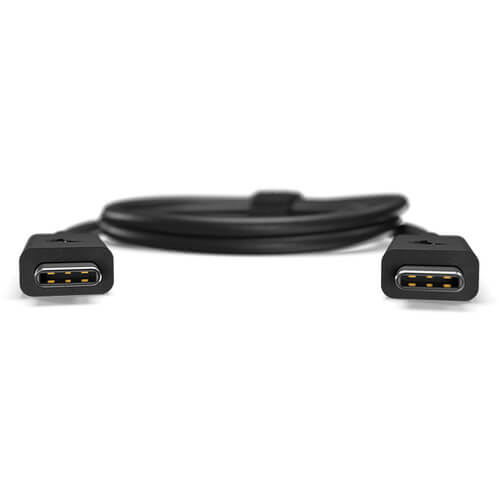 Angelbird USB 3.2 Gen 2 Type-C to Type-C male cable, 3.28 feet, showcasing connectors and cable design. – image 2