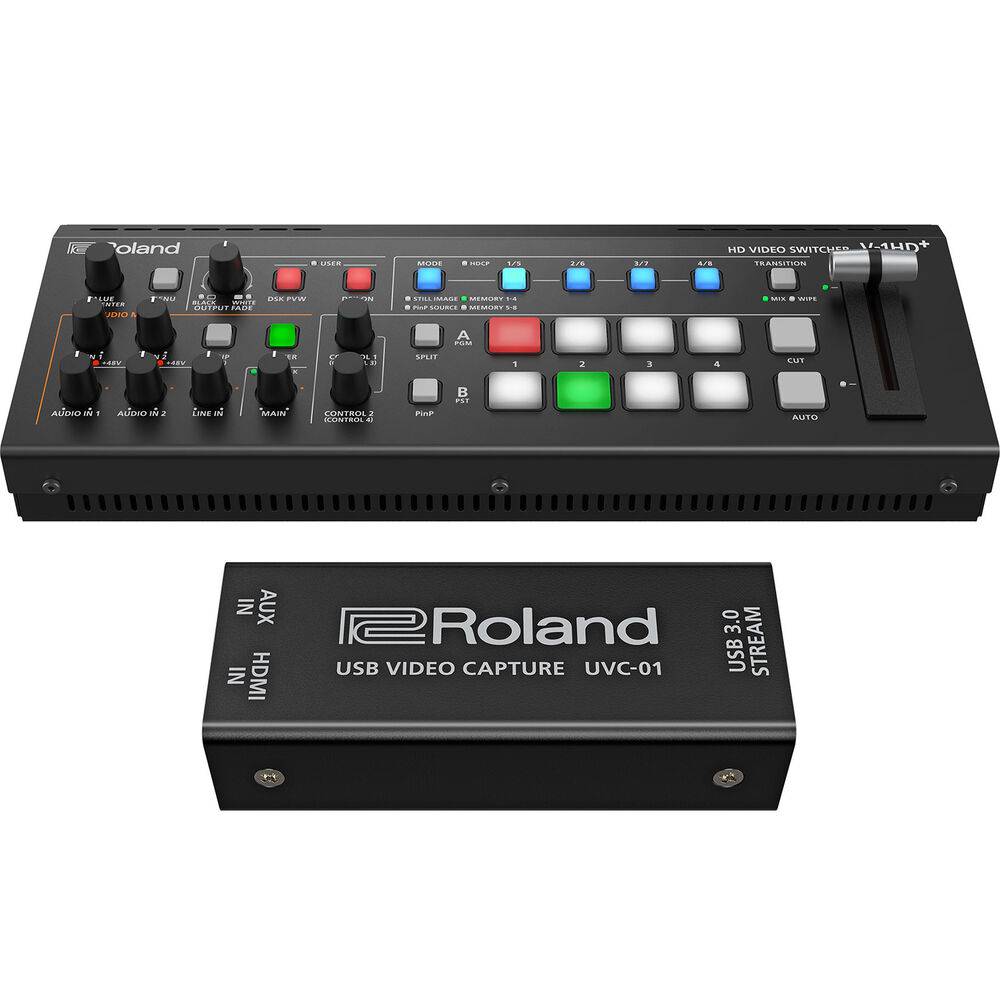 Roland V-1HD+ 4-HDMI Video Switcher with VC-01 HDMI Encoder - Coremicro – image 1