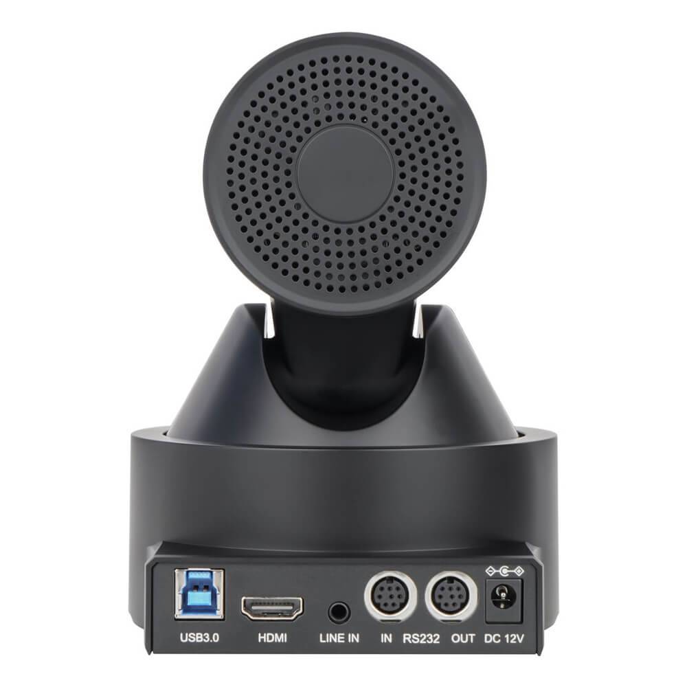 Rear view of YoloLiv V100 Verticam 1080p PTZ camera showing lens and mounting details for vertical live streaming. – image 3