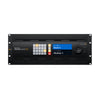 Blackmagic Design Videohub 80x80 12G video router with front view showing ports and control panel.