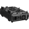 IDX System Technology VL-2PLUS 2-channel Li-ion V-mount battery charger for video cameras, showing the top view with charging ports.