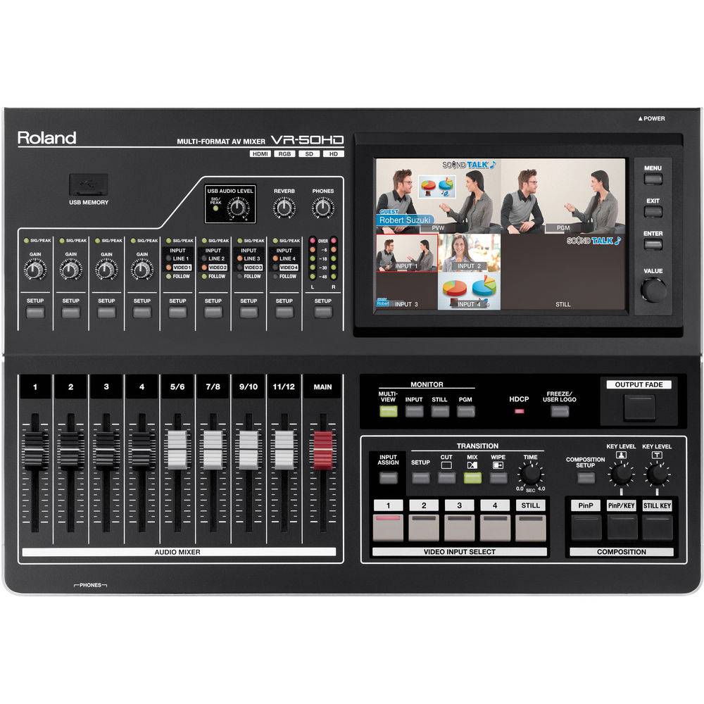 Roland VR-50HD Multi-Format All-In-One A/V Mixer - Coremicro – image 2