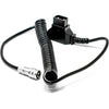 Kondor Blue Coiled D-Tap to 2-Pin LEMO-Type Power Cable for BMPCC 6K/4K (Black) - Coremicro