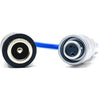 Kondor Blue 2.5mm DC Barrel Female to 2-Pin Male Power Cable for BMPCC 4K/6K (Blue, 6") - Coremicro